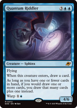 x1 Quantum Riddler EOE Edge of Eternities MTG 72 M/NM 1x - Image 1