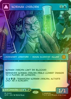 Norman Osborn Green Goblin - Extended Art SPM NM MTG - Image 1