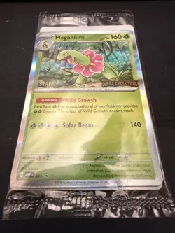 Pokemon TCG Mega Evolution Prerelease Staff Promo Set (4 card Sealed) - Image 2