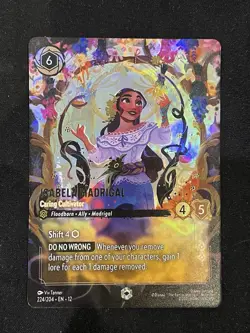 2026 Disney Lorcana Isabela Madrigal Caring Cultivator Enchanted #224/204 NM - Image 1