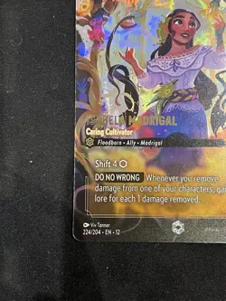 2026 Disney Lorcana Isabela Madrigal Caring Cultivator Enchanted #224/204 NM - Image 5