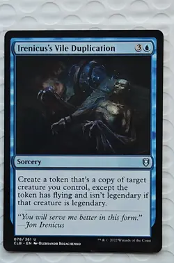 Irenicus's Vile Duplication, Regular, Magic the Gathering, MTG **NEW** - Image 2