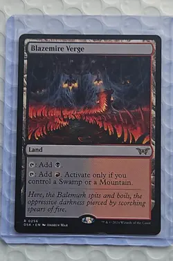 Blazemire Verge, Regular, Magic the Gathering, MTG, **NEW** - Image 1