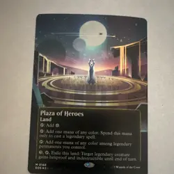 MTG Plaza of Heroes 0168 Alt Art English Stellar Sights Galaxy Foil - Image 3
