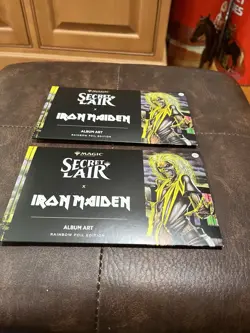 Magic the Gathering Secret Lair x Iron Maiden Album Art Foil Edition 2 Sealed LP - Image 1