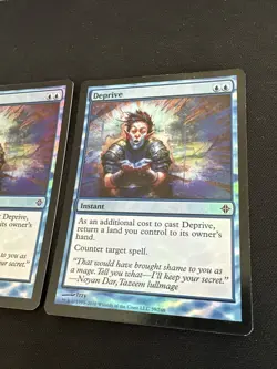 MTG Magic - Deprive - Rise of the Eldrazi - Common - Foil Near Mint / LP- 59/248 - Image 4