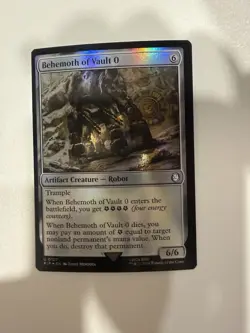 MTG / Behemoth of Vault 0 / PIP / #127 / FOIL / Uncommon / LP - Image 1