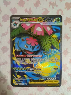 Pokemon TCG Mega Venusaur Ex 155/132 Mega Evolution Full Art- English- NM - Image 1