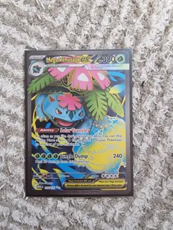 Pokemon TCG Mega Venusaur EX Full Art 155/132 Mega Evolutions NM - Image 1