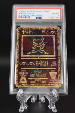 2000 Pokemon Ancient Mew PSA 8 NM-MT Pokemon Movie Game Promo Double Holo Card - Image 4