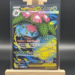 Pokemon TCG Mega Venusaur EX 155/132 Mega Evolution Full Art - NM - Image 1