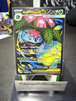 Pokemon TCG Mega Venusaur EX Full Art 155/132 ME01; Mega Evolutions NM Condition - Image 1