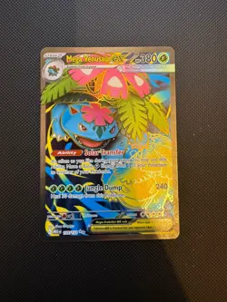 Pokemon TCG Mega Venusaur EX Full Art 155/132 Mega Evolutions NM - Image 1