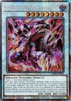 Scarred Dragon Archfiend (Starlight Rare)-Starlight Rare - 1st Edition - RA05... - Image 1