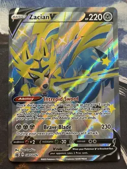 Pokemon Card - Zacian V - SWSH292 - SWSH Black Star Promos - 2023 - Image 1