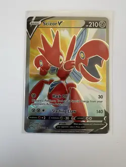 Pokemon TCG Scizor v Darkness Ablaze Holo Ultra Rare Card 183/189 NM/M Condition - Image 1