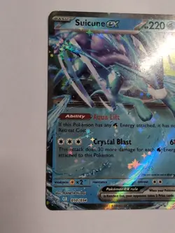 Pokemon Card Suicune ex 010/034 Pokemon Card Game Classic Near Mint - Image 3