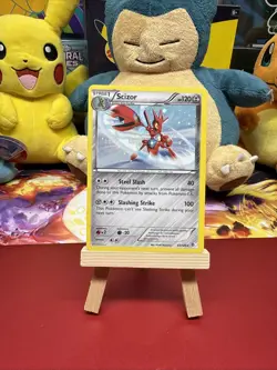 Scizor 94/149 Boundaries Crossed Holo 2012 MP Pokemon TCG plus free bonus card🔥 - Image 1