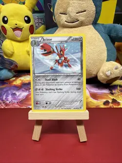 Scizor 94/149 Boundaries Crossed Holo 2012 MP Pokemon TCG plus free bonus card🔥 - Image 3
