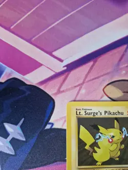 Lt. Surge's Pikachu 81/132 Gym Heroes Wotc Pokemon Card - Image 2