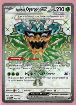 SV: Scarlet & Violet Promo Cards #166 Teal Mask Ogerpon ex - Image 1
