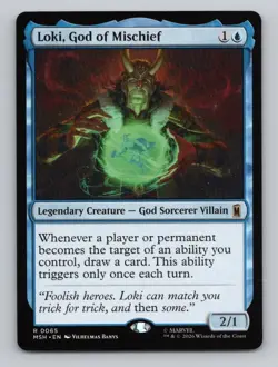 Loki, God of Mischief R Marvel Super Heroes 65 NM - Image 1