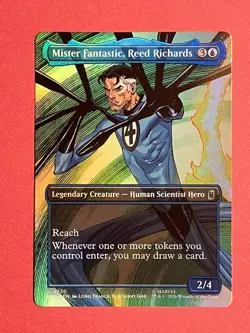MTG Mister Fantastic, Reed Richards (Borderless Foil) - 0320 Marvel Super Heroes - Image 1