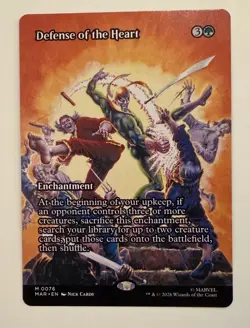 Defense of the Heart (Borderless) Marvel Universe Eternal-Legal Regular - Image 1