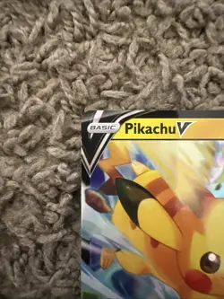 Pokemon TCG Pikachu V SWSH285 Sword & Shield Promo Holo Rare Card English - Image 3