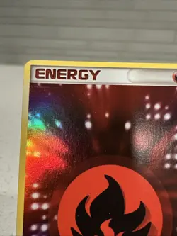 Pokemon TCG 2007 Fire Energy Holo Rare Card 104/108 Power Keepers NM/LP - Image 5