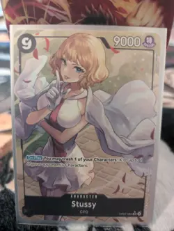Stussy OP07-085 Alt Art One Piece Card Game TCG Super Rare SR ENGLISH NM - Image 1