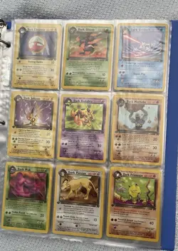 Pokemon Cards: Complete 1st Edition Team Rocket Uncommon and Common Set - Image 2