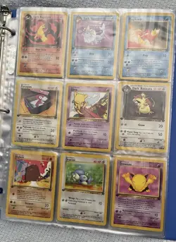 Pokemon Cards: Complete 1st Edition Team Rocket Uncommon and Common Set - Image 3