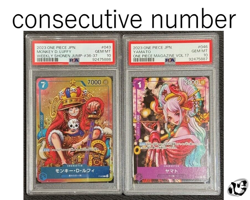 PSA 10 Luffy Shonen Jump 043 Promo kimonoYamato P-046 ONE PIECE Card Japanese - Image 1