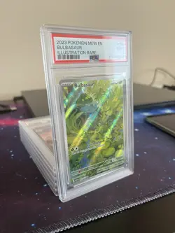 Pokemon TCG Bulbasaur Illustration Rare Card 166/165 PSA 9 MINT - Image 2