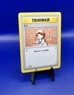 Bill 91/102 1st Edition Shadowless Base Set Pokemon Card WOTC TCG 1999 NM - Image 2