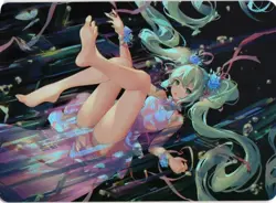 HATSUNE MIKU By ATdan Barefeet Goddess Story Anime Waifu Custom Card - Image 1