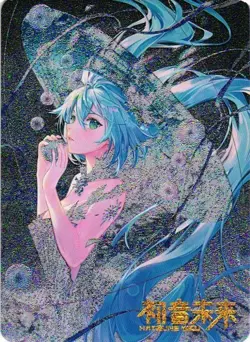 HATSUNE MIKU Goddess Story Custom Art Collectible Anime Card - Image 1