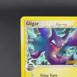 Gligar 16/101 EX Dragon Frontiers Stamped REVERSE HOLO RARE Pokemon Card MP - Image 5