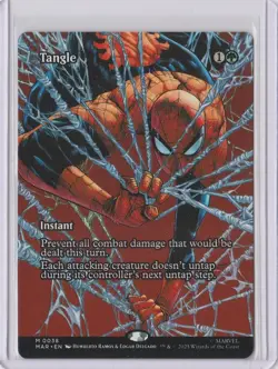 TANGLE MTG Spider-man (Borderless) Mythic Instant Card - Image 1