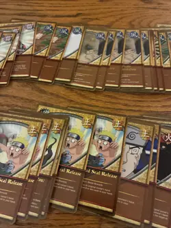 naruto ccg Jutsu Card Lot - Image 3