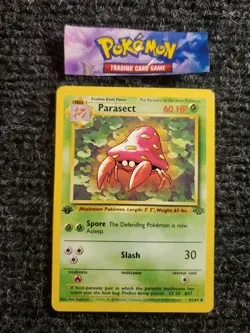PARASECT 41/64 - NM - 1ST EDITION JUNGLE ENGLISH POKEMON CARD NM - Image 1