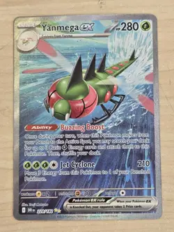 Pokemon TCG Destined Rivals Yanmega EX Full Art Holo Card 228/182 - Image 1