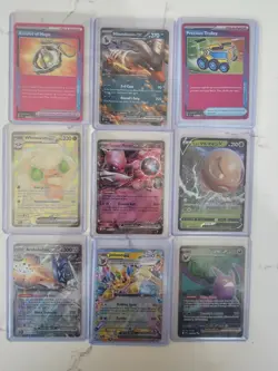 Pokemon Lot Of 93 Cards-Full Arts, Ex’s, Sir’s, V-star, Holos, Pokeballs, & More - Image 5