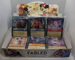 Disney Lorcana 200+ Fabled Bulk Card Lot (C,UC,R,SR) Regular and Holos - Image 1