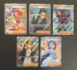Lot of Pokemon TCG - (5) Full Art Ultra Rare Holo Cards - Image 1