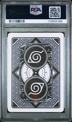 2019 BICYCLE NARUTO SHIPPUDEN PLAYING CARDS QUEEN OF CLUBS PSA 10 - Image 2