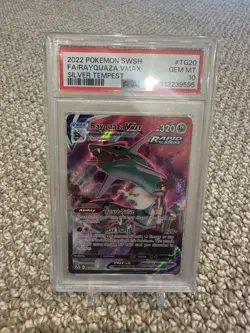 Pokemon Cards Rayquaza VMAX TG20/TG30 Silver Tempest - PSA 10 GEM MINT - Image 1