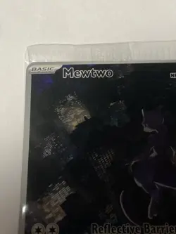 Misaligned and Miscut Mewtwo Black Star Promo Pokemon Card Sealed From 151 UPC - Image 3