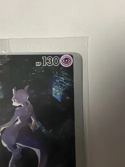 Misaligned and Miscut Mewtwo Black Star Promo Pokemon Card Sealed From 151 UPC - Image 4